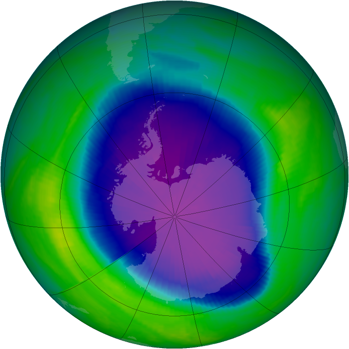 Ozone Map 1998-10-11